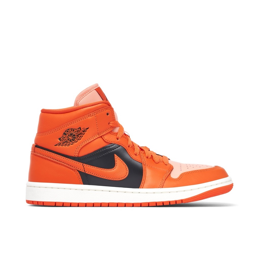 Jordan Women's Sneakers in Orange and Black
